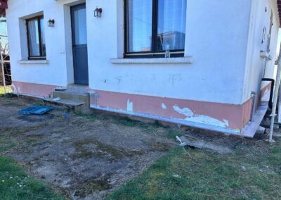 Façade avant travaux de isolation thermique par l’extérieur à Nomeny par AMI Lorraine